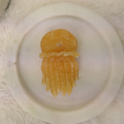 Orange Calcite Jelly Fish