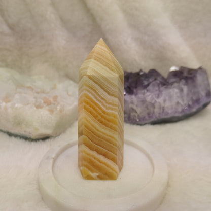 Orange Calcite Tower