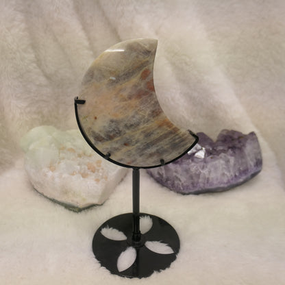 Moonstone Moon on stand