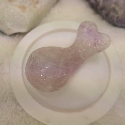 Fluorite whale carving-small