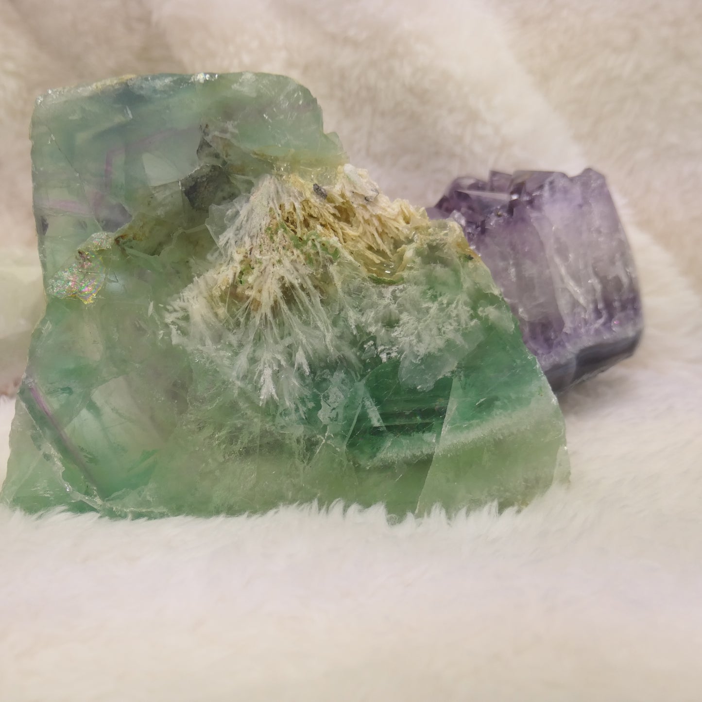 Fluorite slices