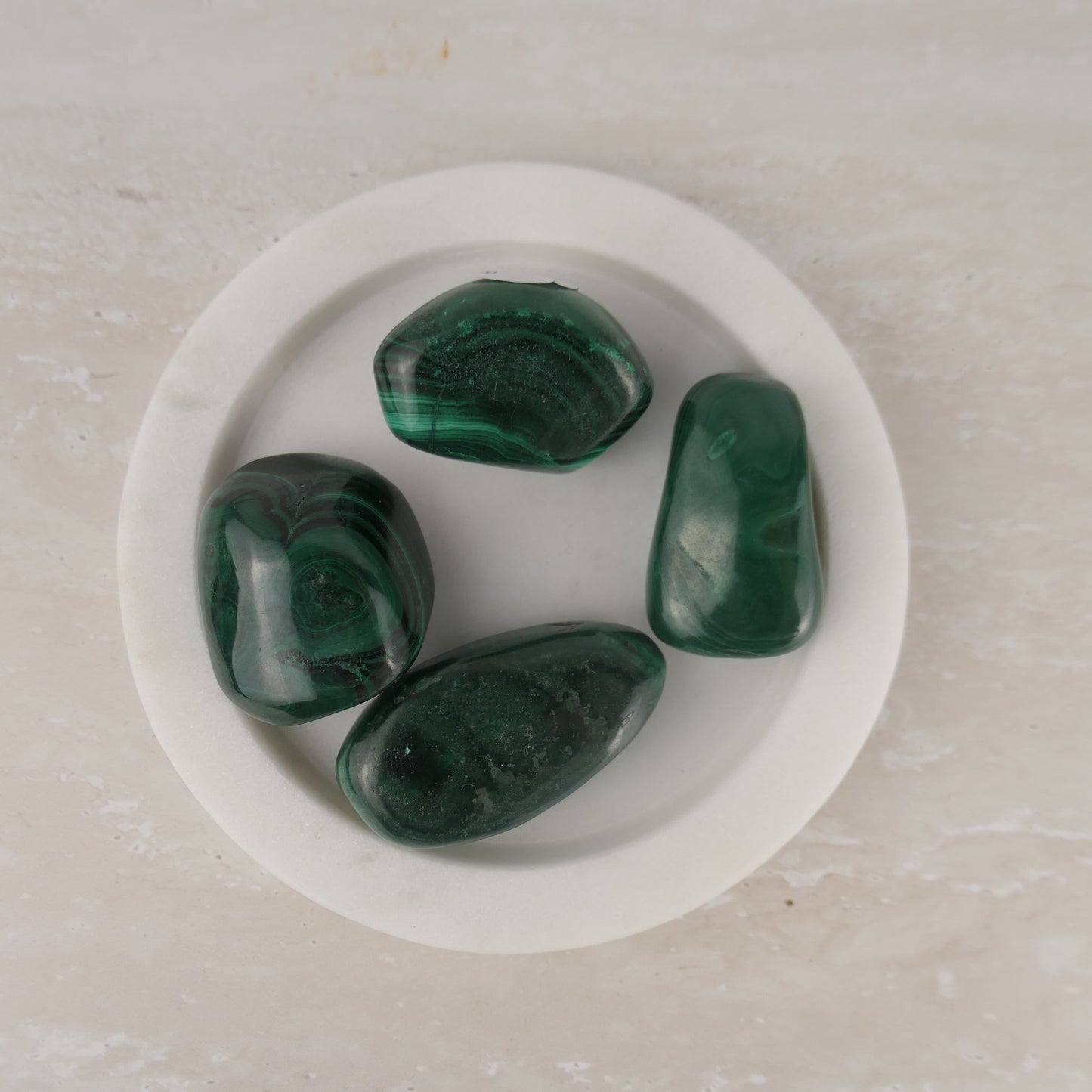 Malachite Tumble Stones