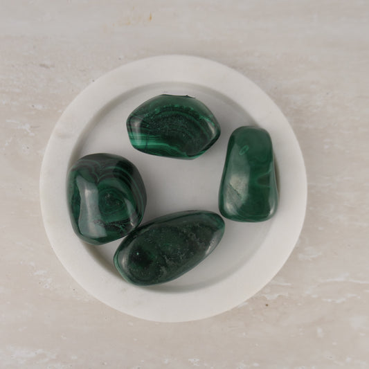 Malachite Tumble Stones