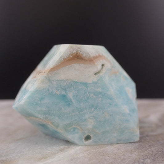 Blue Aragonite Free From 7