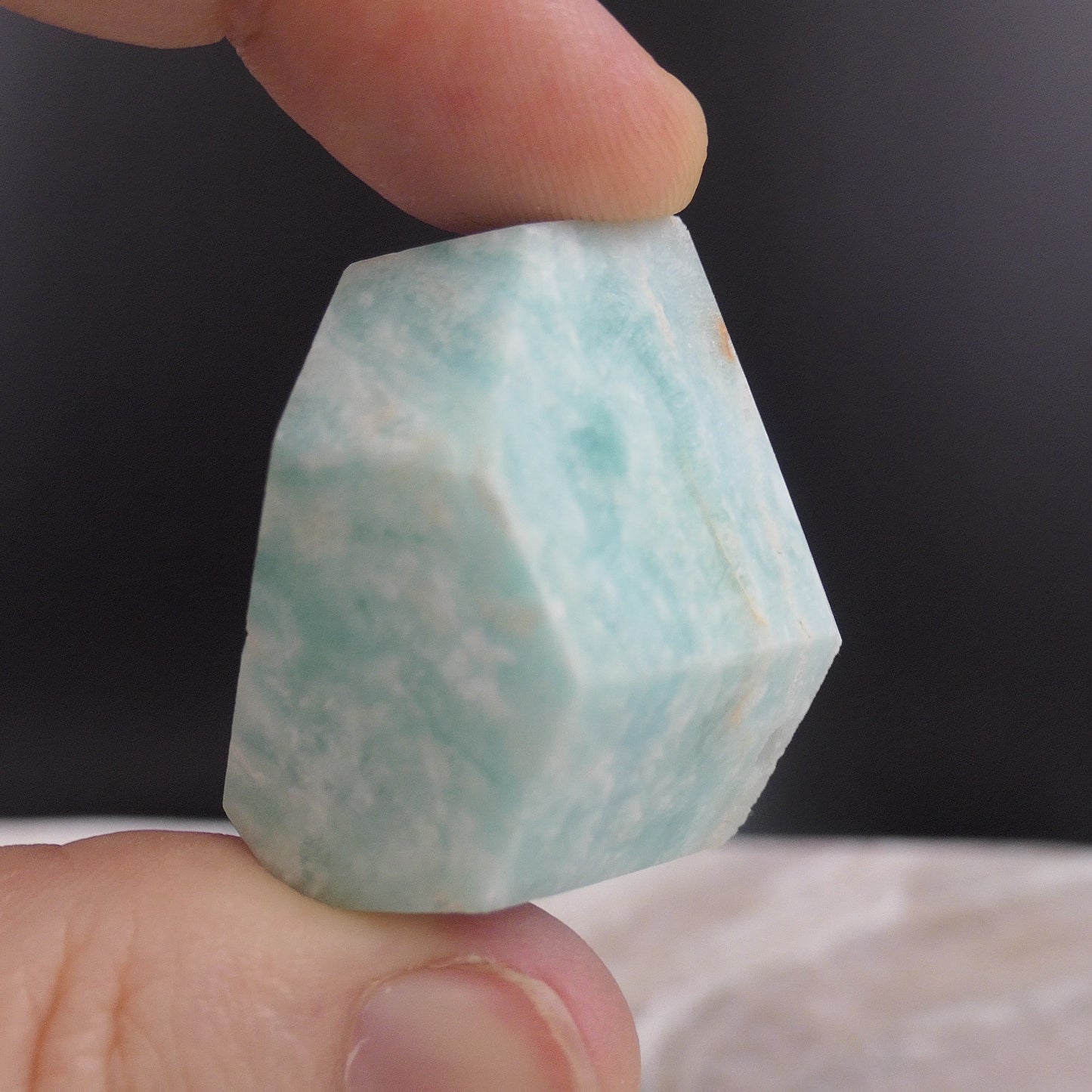 Blue Aragonite Free From 8