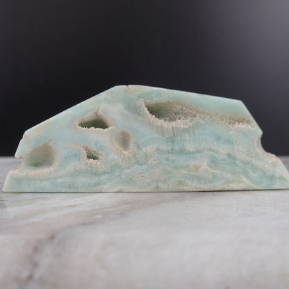 Blue Aragonite Free From 9