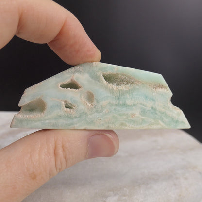 Blue Aragonite Free From 9