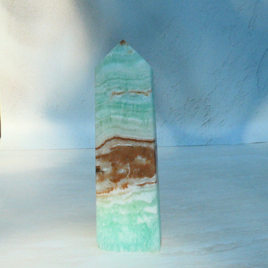 Green Aragonite Tower #1