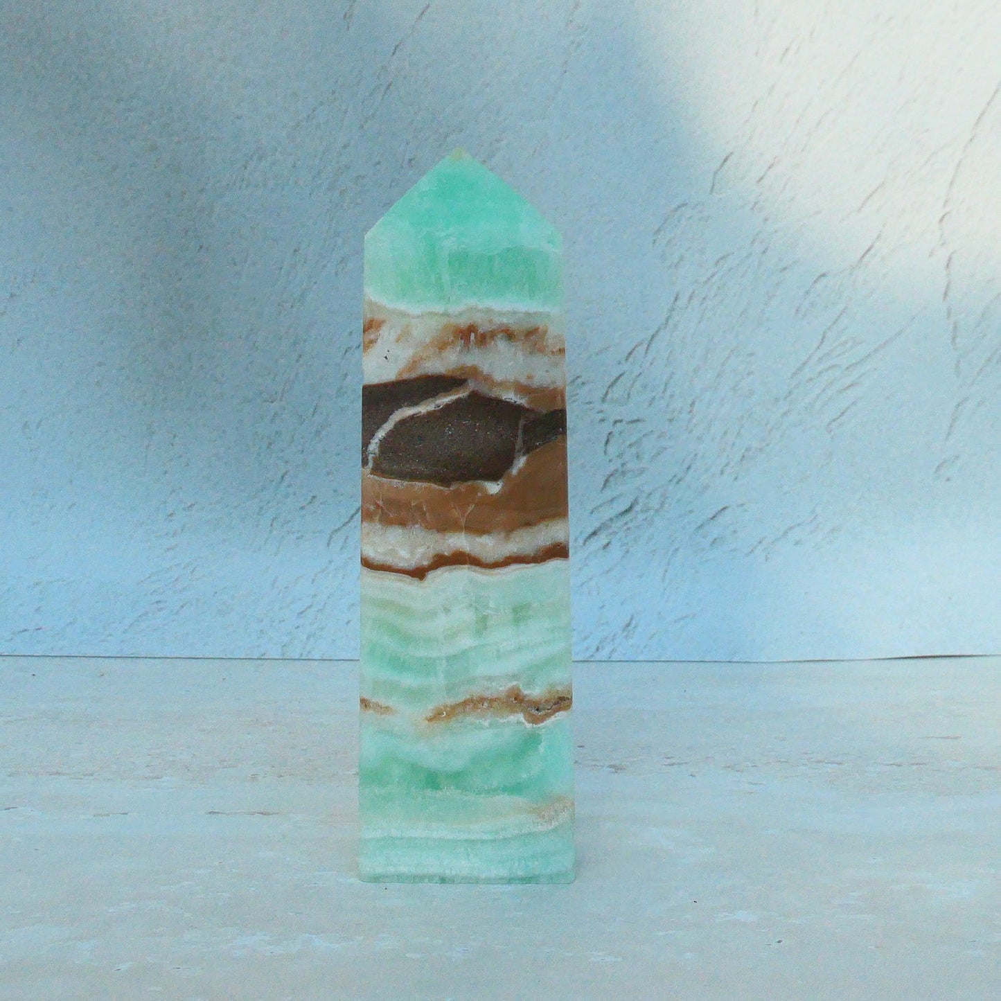 Green Aragonite Tower #2