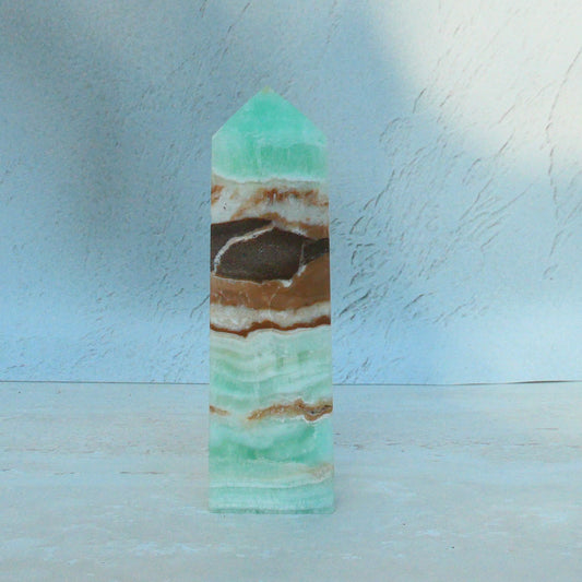 Green Aragonite Tower #2