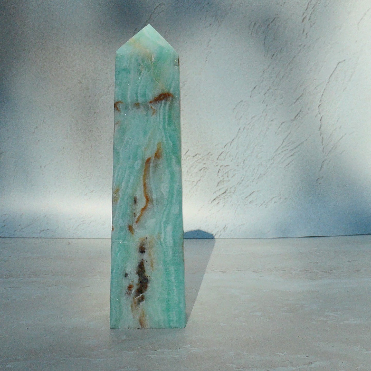 Green Aragonite Tower #6