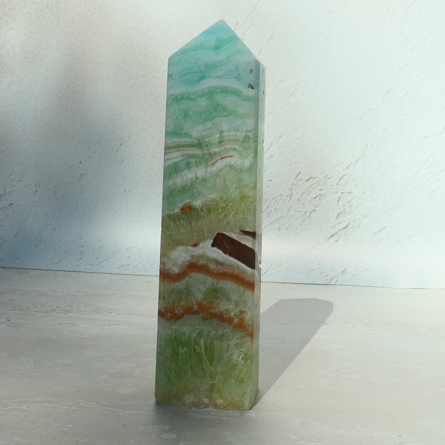 Green Aragonite Tower #5