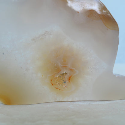 Druzy Agate Cat Carving