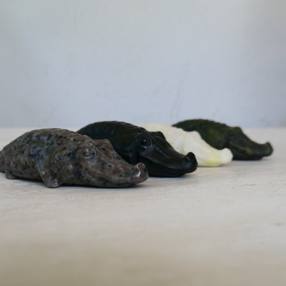 Serpentine Crocodile Dark Green