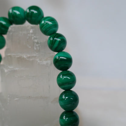 Malachite 8mm Bead Bracelets