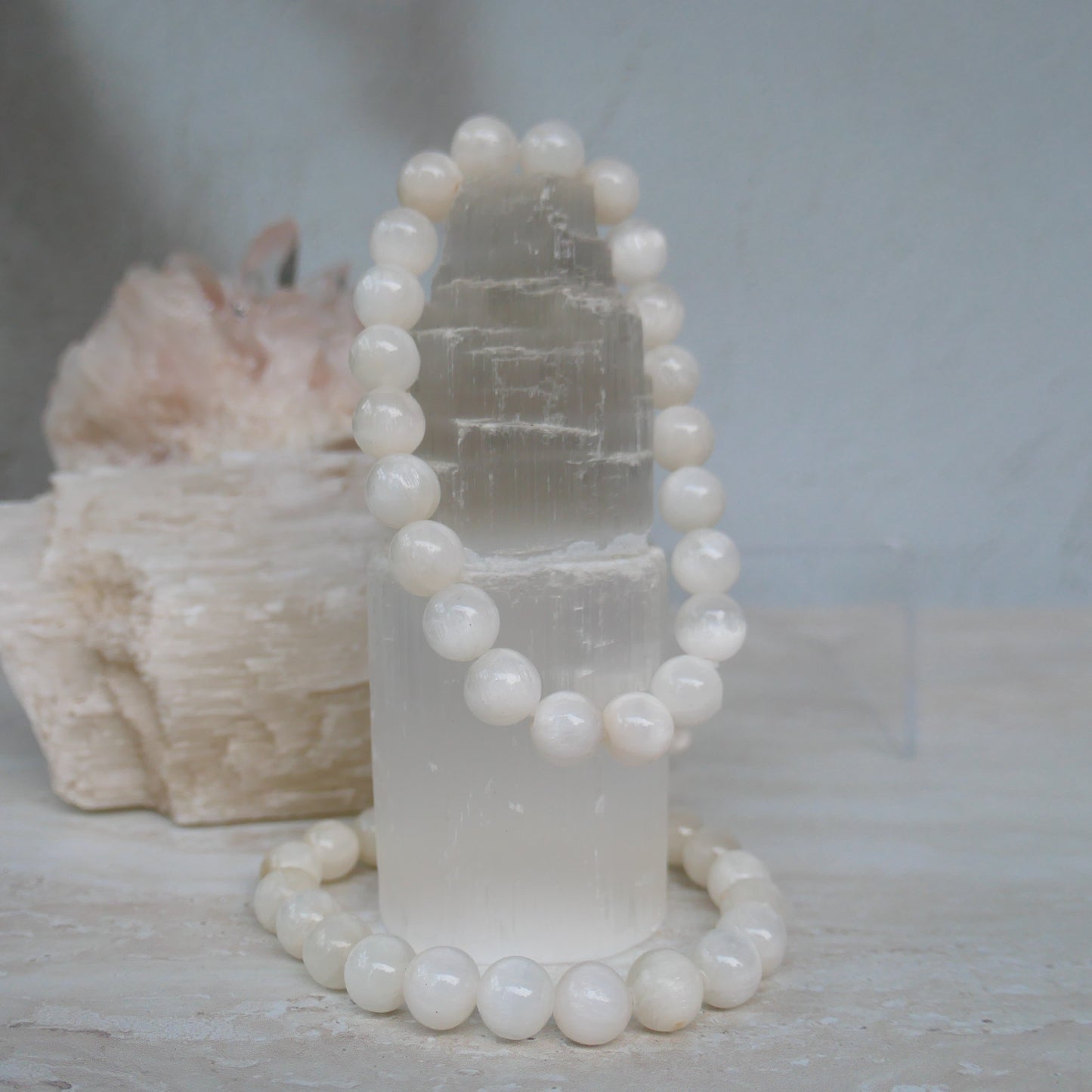 Selenite Bracelet 8mm