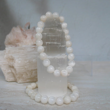 Selenite Bracelet 8mm