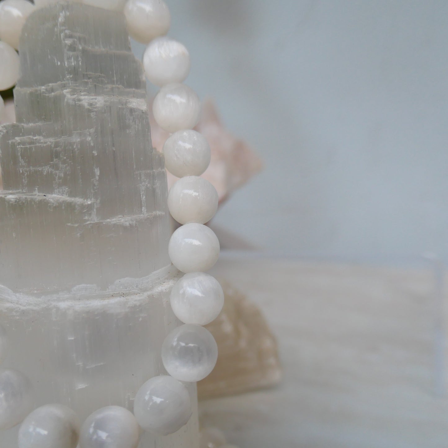 Selenite Bracelet 8mm