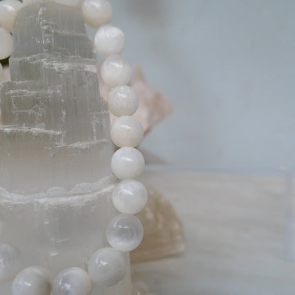 Selenite Bracelet 8mm