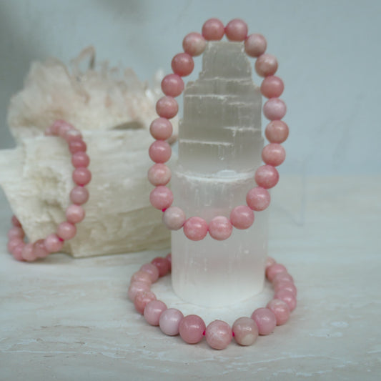 Pink Opal Bracelet 8mm