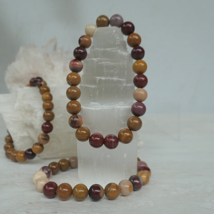 Mookaite Bead Bracelet 8mm