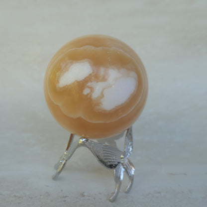 Orange Calcite Sphere 8L