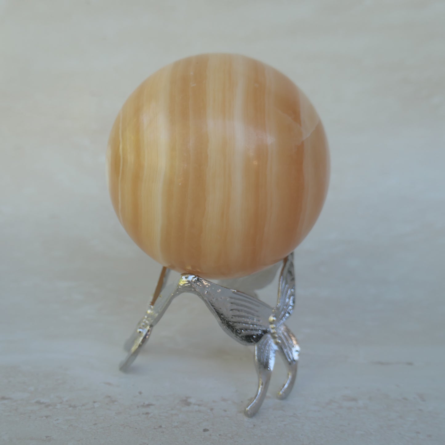 Orange Calcite Sphere 8L