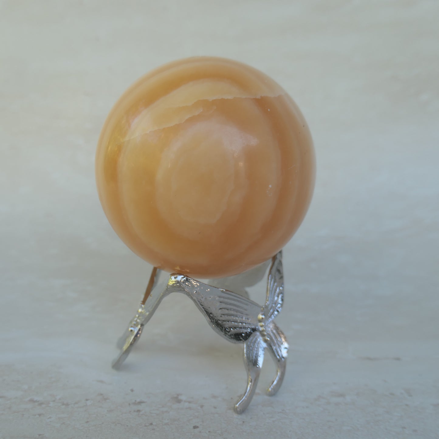 Orange Calcite Sphere 8L