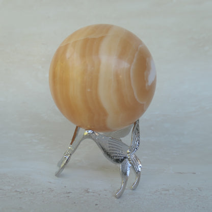 Orange Calcite Sphere 8L