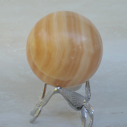 Orange Calcite Sphere 8L