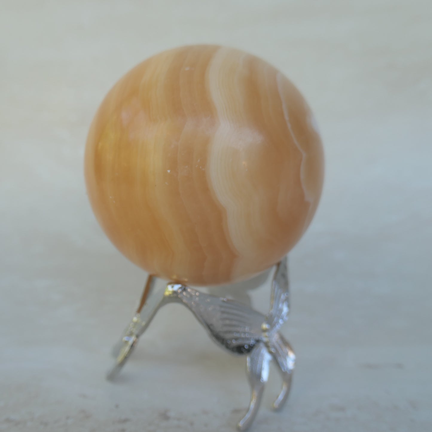 Orange Calcite Sphere 8L