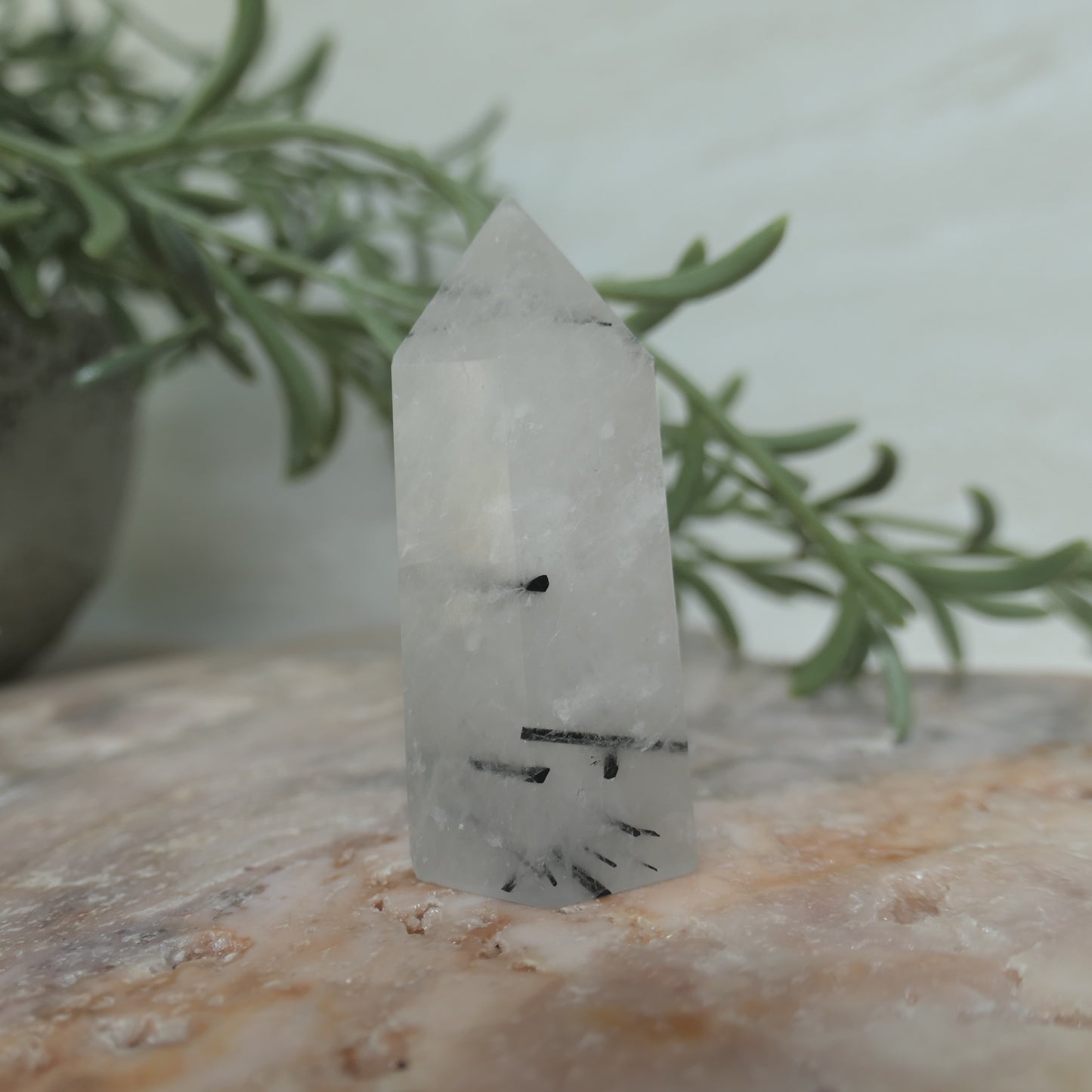 Tourmaline in Quartz Tower #1