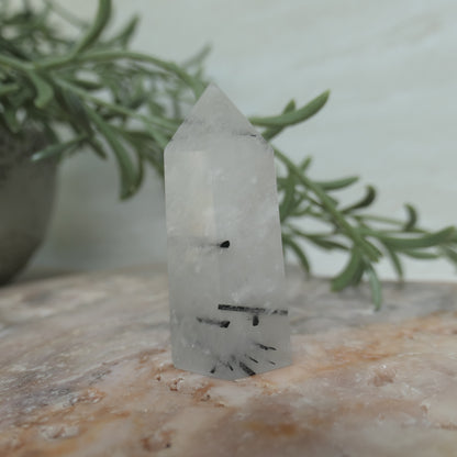 Tourmaline in Quartz Tower #1