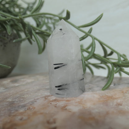 Tourmaline in Quartz Tower #1