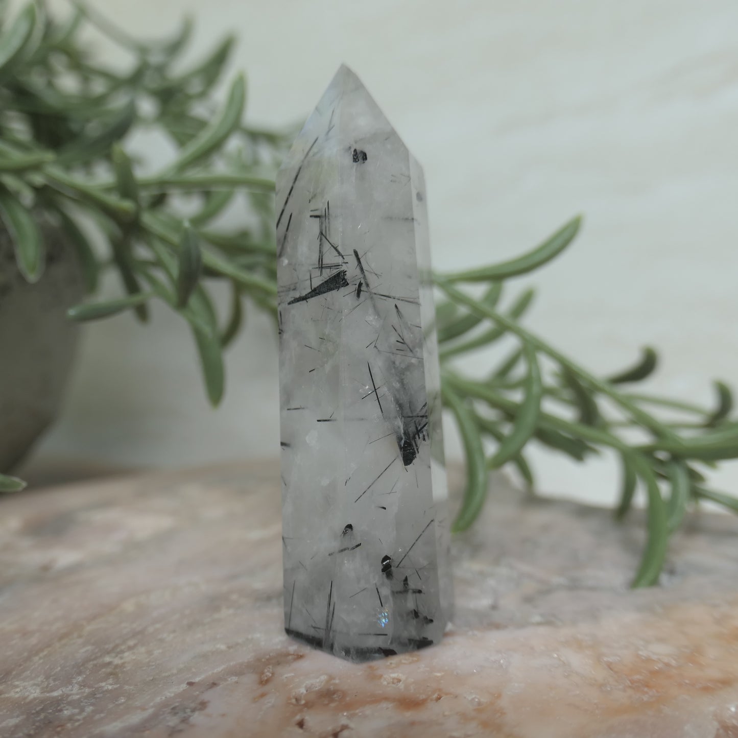Tourmaline in Quartz Tower #3