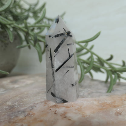 Tourmaline in Quartz Tower #4