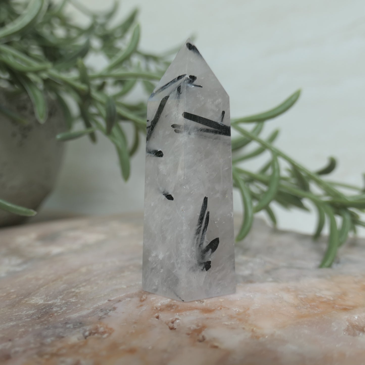 Tourmaline in Quartz Tower #4