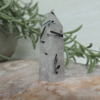 Tourmaline in Quartz Tower #4