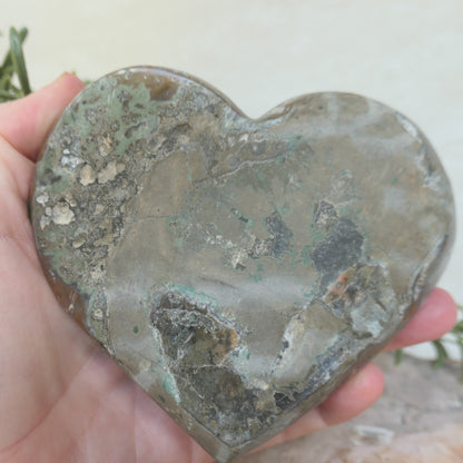 Amethyst Druzy Heart
