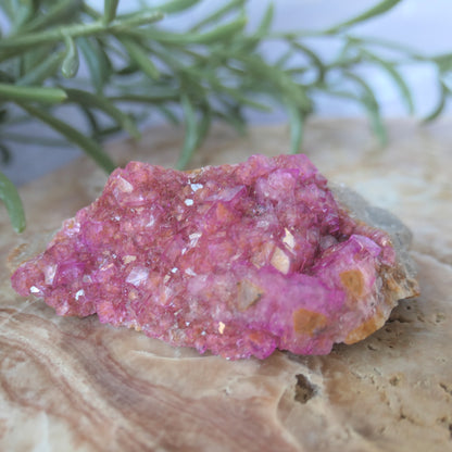 Cobaltoan Calcite - Gem Grade #3 on Matrix
