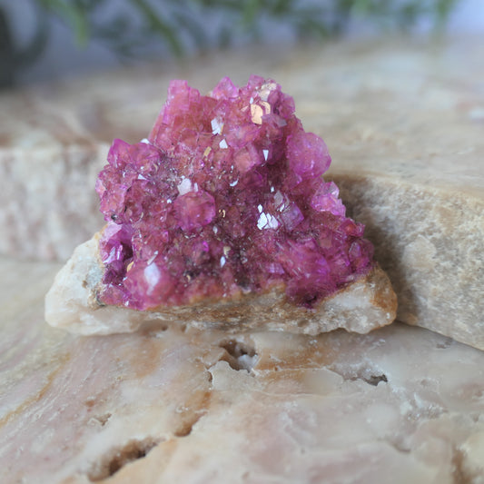 Cobaltoan Calcite - Gem Grade #4 on Matrix