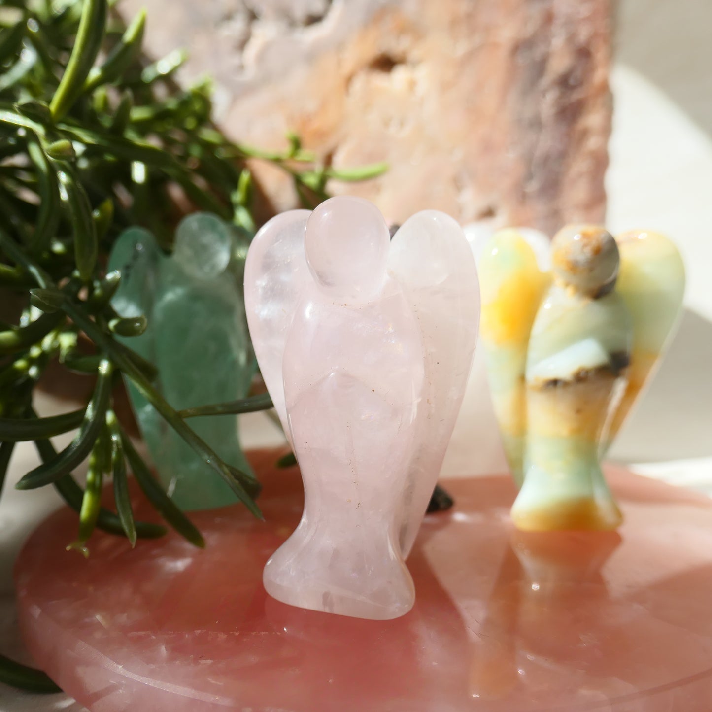 Rose quartz Angel
