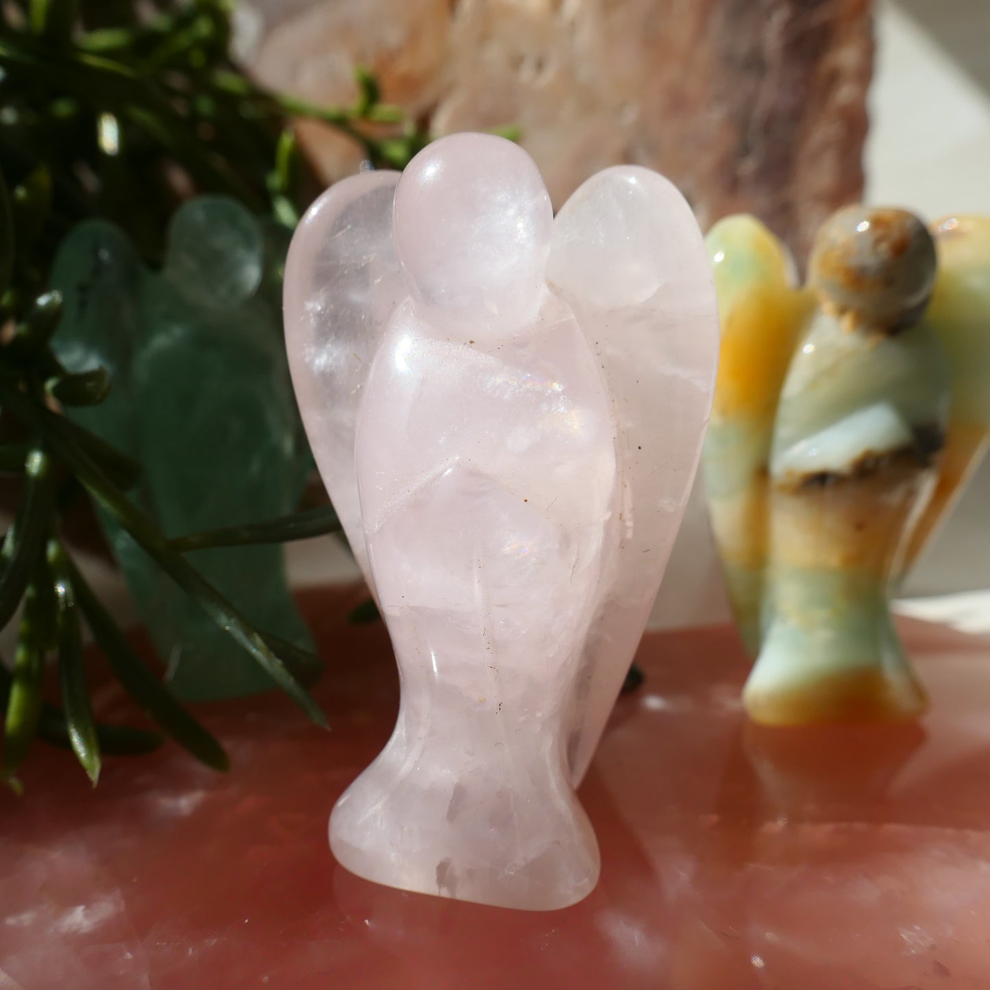 Rose quartz Angel