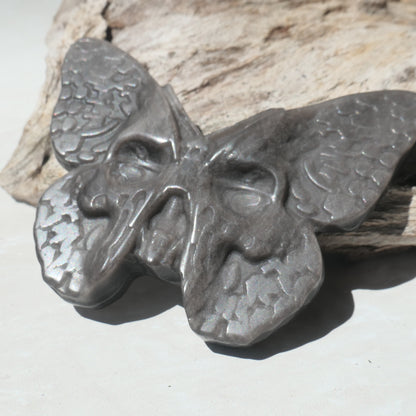 Silver Sheen Obsidian Death Moth