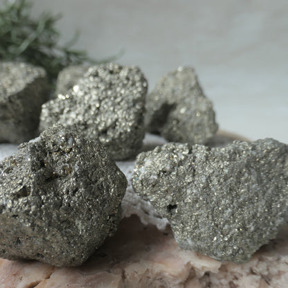 Pyrite Raw Chunks - Low Grade