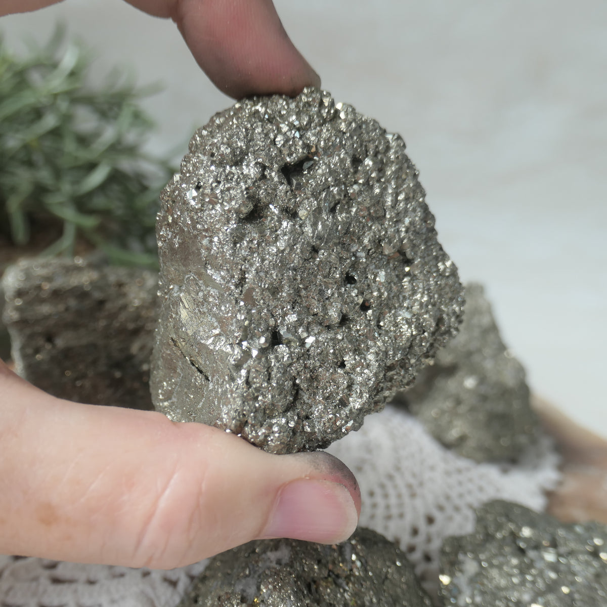 Pyrite Raw Chunks - Low Grade