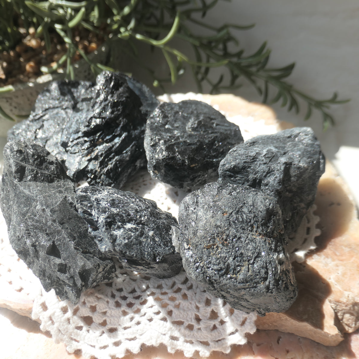 Black Tourmaline Rough Medium