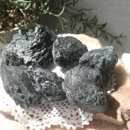 Black Tourmaline Rough Medium