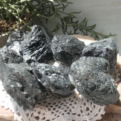Black Tourmaline Rough Medium