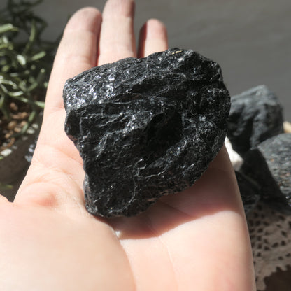 Black Tourmaline Rough Medium